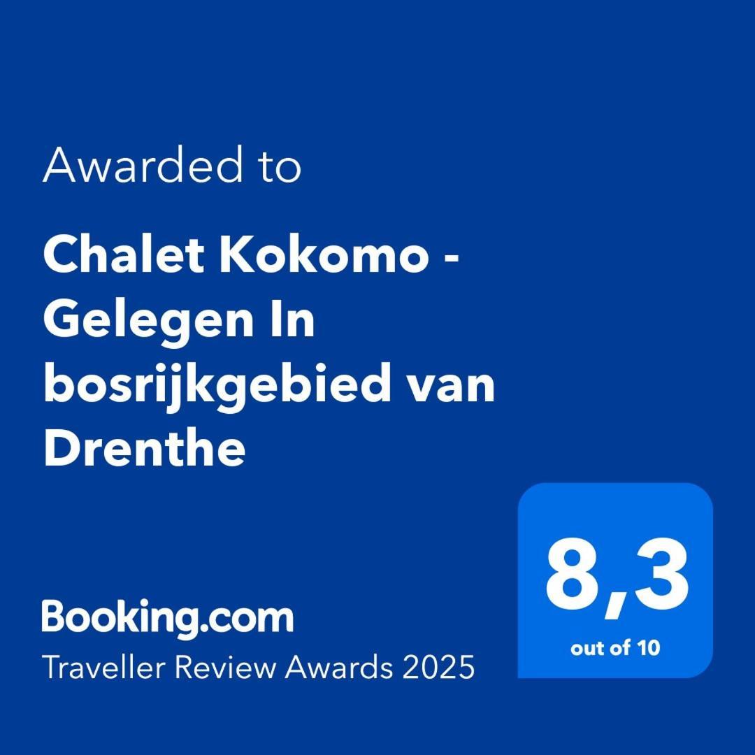 Chalet Kokomo - Gelegen In Bosrijkgebied Van Drenthe Eext Exteriör bild